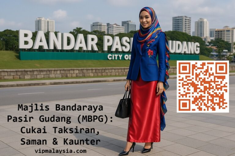Majlis Bandaraya Pasir Gudang (MBPG): Cukai Taksiran, Saman & Kaunter